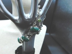 silver malachite bracelet c